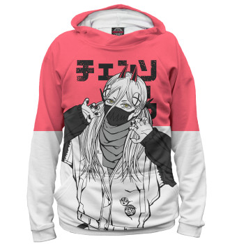 Женское Худи Пауэр. Человек-бензопила