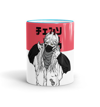 Кружка Пауэр. Человек-бензопила