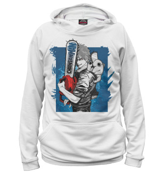 Мужское Худи Дэнджи с бензопилой