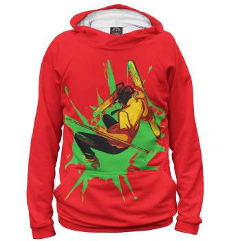 Мужское Худи Дэнджи красный